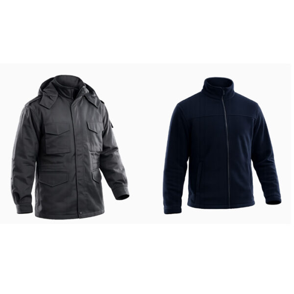 Black Fire-Resistant Jacket (Black Inner Lining,Non-Flame-Resistant) F ...
